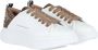 Alexander Smith Leren Sneakers met Strass Versieringen White Dames - Thumbnail 4