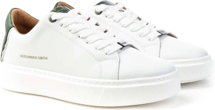 Alexander Smith Londen Man Sneakers 10e jubileumeditie White Heren