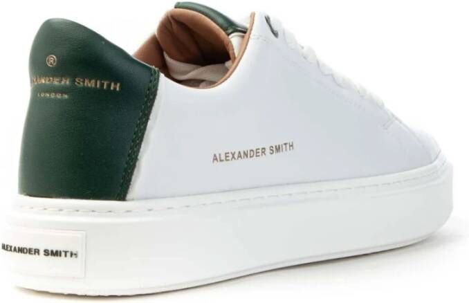 Alexander Smith Londen Man Sneakers 10e jubileumeditie White Heren