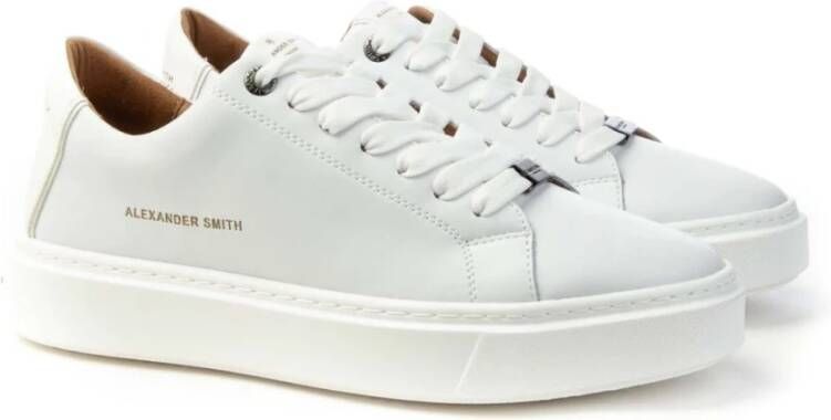 Alexander Smith Londen Minimalistische Sneakers 10-jarig jubileum White Heren