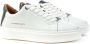 Alexander Smith Londen Sneakers Blauw Retro Plaatje White Heren - Thumbnail 2