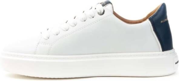 Alexander Smith Londen Sneakers Blauw Retro Plaatje White Heren