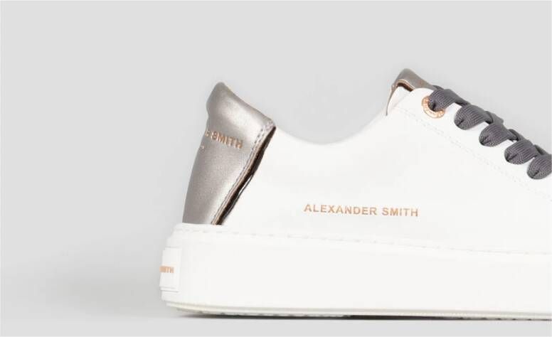 Alexander Smith Londen Vrouw Donker Zilver Sneakers White Dames