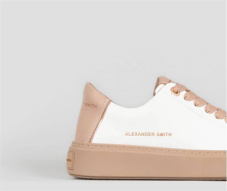 Alexander Smith Londen Vrouw Wit Naakt Sneakers White Dames