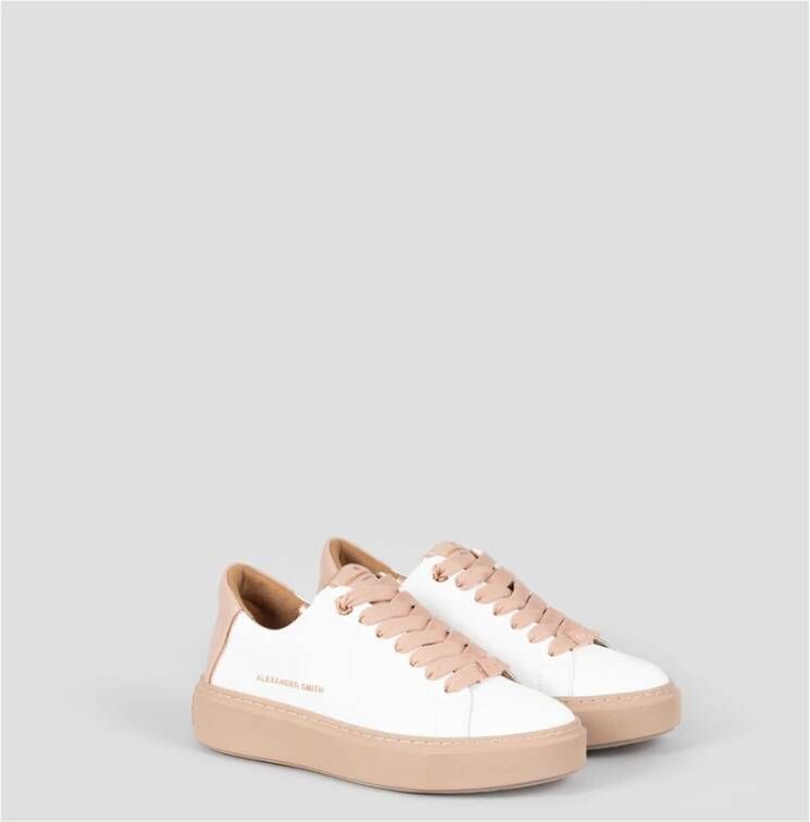 Alexander Smith Londen Vrouw Wit Naakt Sneakers White Dames