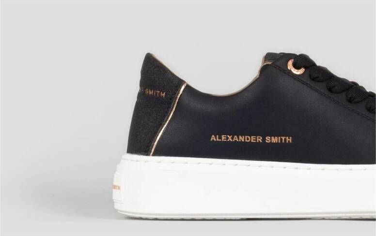 Alexander Smith Londen Vrouw Zwart Goud Sneakers Black Dames