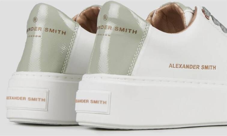 Alexander Smith London High Woman White Pastel Green White Dames