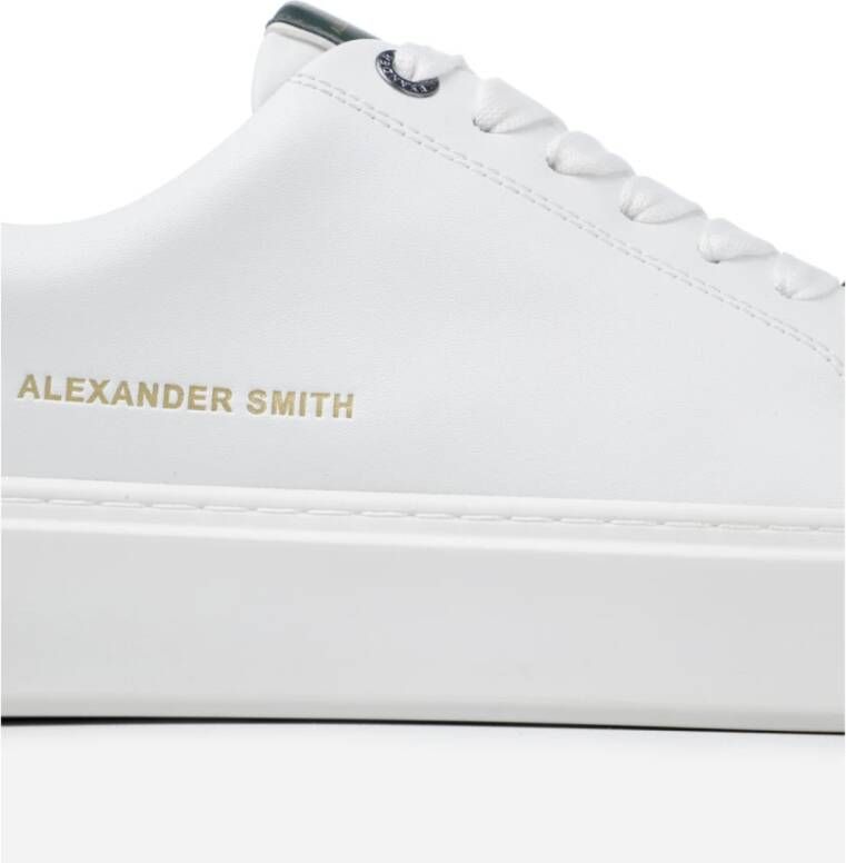 Alexander Smith London Man Donkergroene Sneakers Multicolor Heren