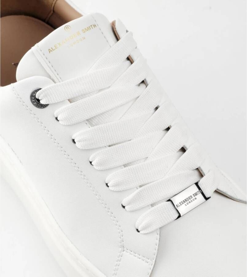 Alexander Smith London Man Total White Sneakers White Heren