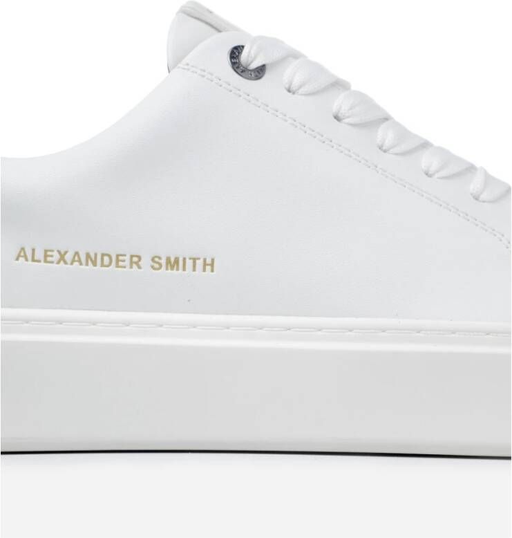 Alexander Smith London Man Total White Sneakers White Heren