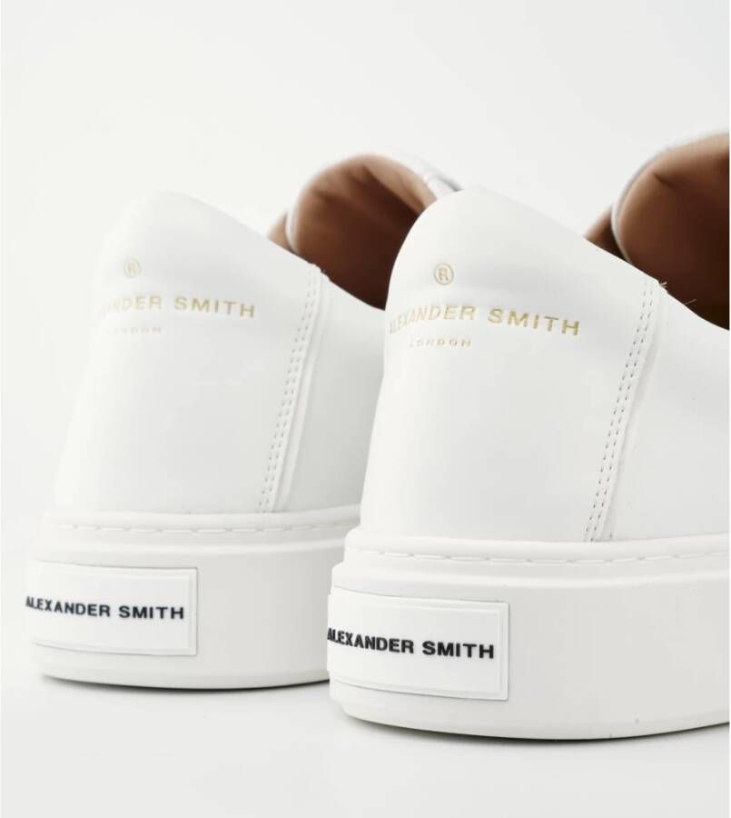 Alexander Smith London Man Total White Sneakers White Heren