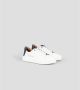 Alexander Smith Wit Bordeaux Leren Sneakers White - Thumbnail 4