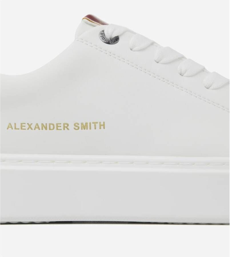 Alexander Smith London Man White Wine Sneakers Multicolor Heren