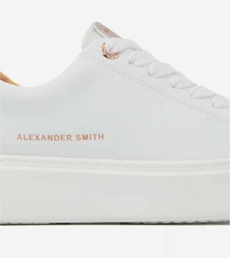 Alexander Smith London Vrouw Wit Koper Sneakers Multicolor Dames