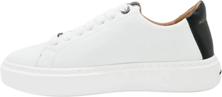 Alexander Smith London White Black Sneakers White Heren