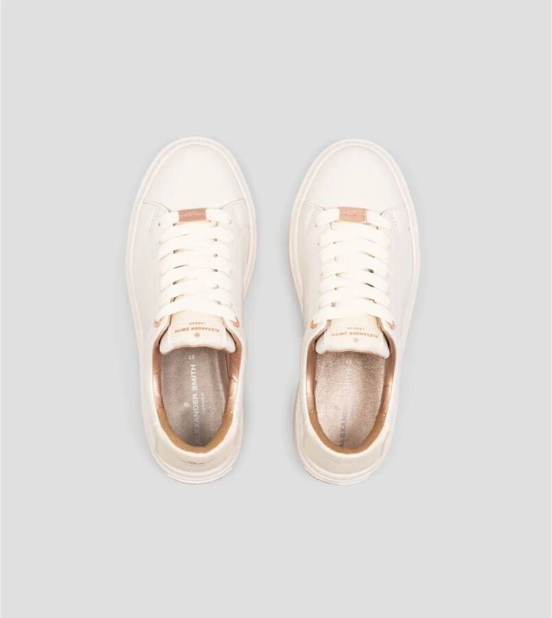 Alexander Smith London Woman Cream Sneakers Beige Dames