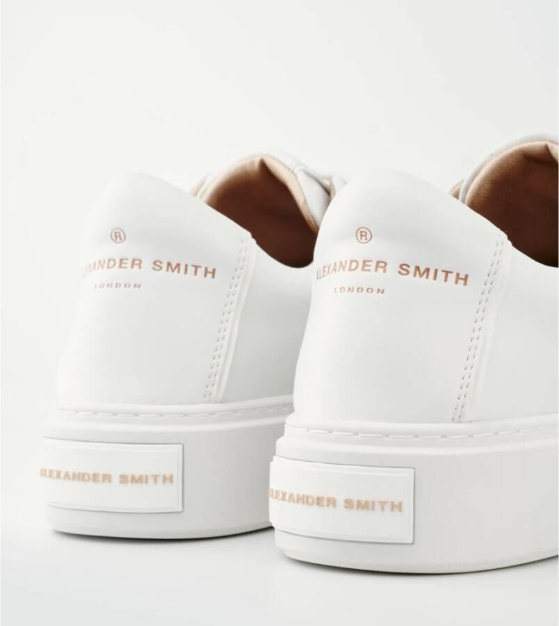 Alexander Smith London Woman Total White Sneakers White Dames