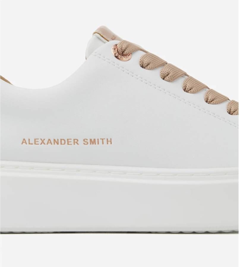 Alexander Smith London Woman White Nude Sneakers Multicolor Dames