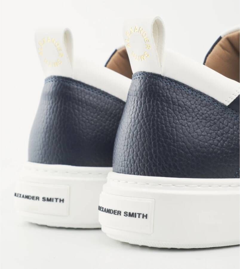 Alexander Smith Luxe Blauwe Straat Stijl Sneakers Blue Heren