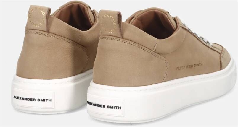 Alexander Smith Luxe Bond Street Beige Sneakers Beige Heren