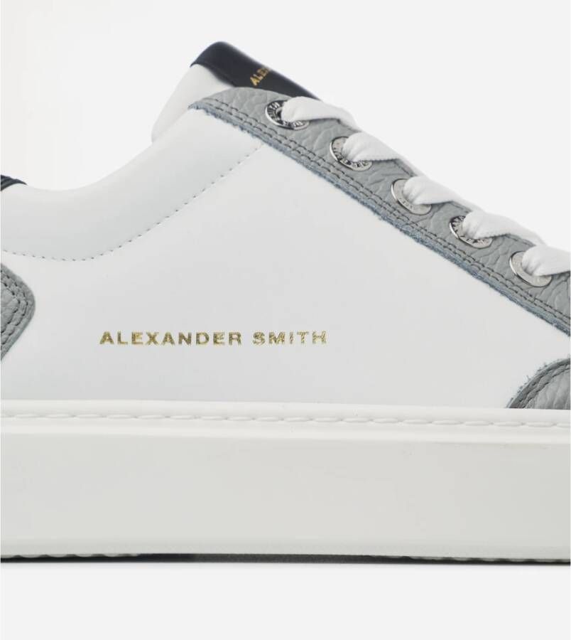 Alexander Smith Luxe Grijs Wit Straat Schoenen Multicolor Heren