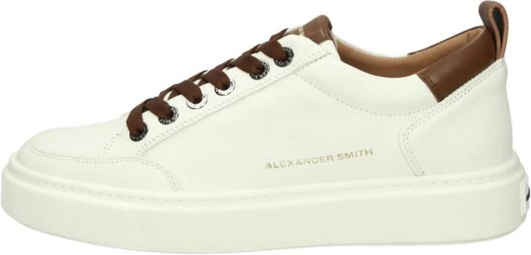 Alexander Smith Luxe Straat Sneakers White Heren