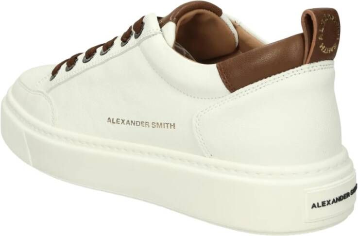 Alexander Smith Luxe Straat Sneakers White Heren