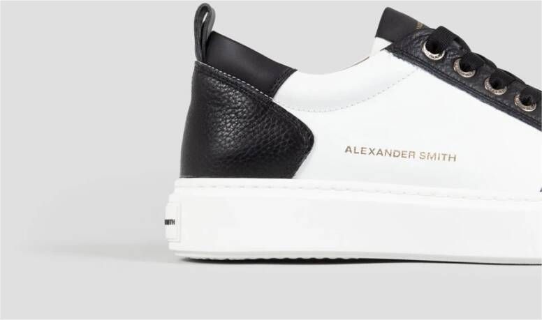 Alexander Smith Luxe Straatstijl Zwart Wit Sneakers White Heren