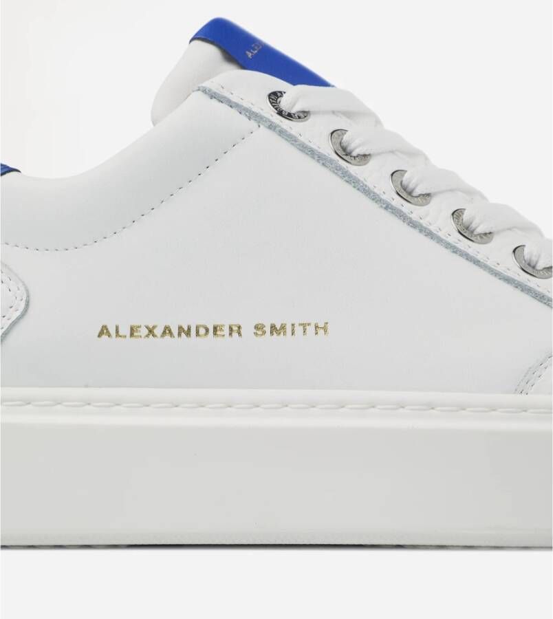 Alexander Smith Luxe Wit Bluette Straat Stijl Sneakers Multicolor Heren