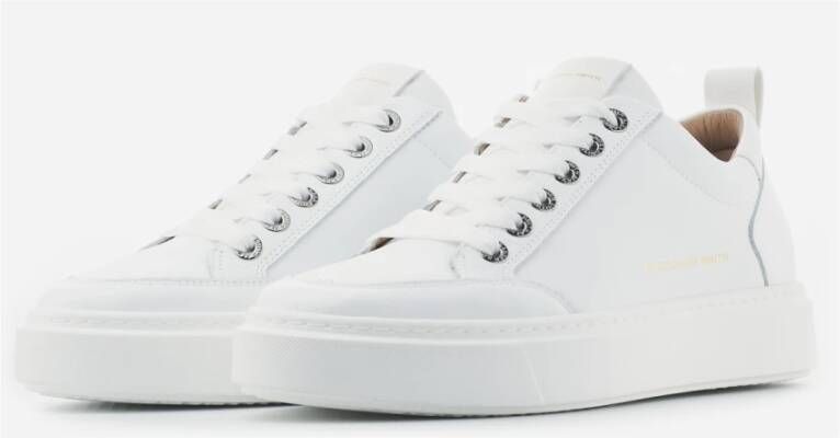 Alexander Smith Luxe Witte Straat Stijl Sneakers White Heren