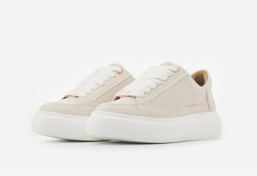 Alexander Smith Nude Greenwich Dames Sneakers Beige Dames