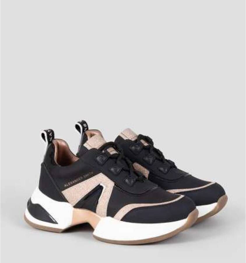 Alexander Smith Moderne Marmer Sneaker voor Stadsverkenners Black Dames