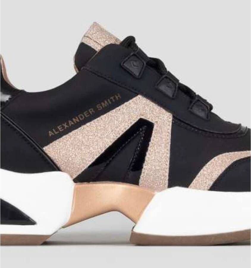 Alexander Smith Moderne Marmer Sneaker voor Stadsverkenners Black Dames