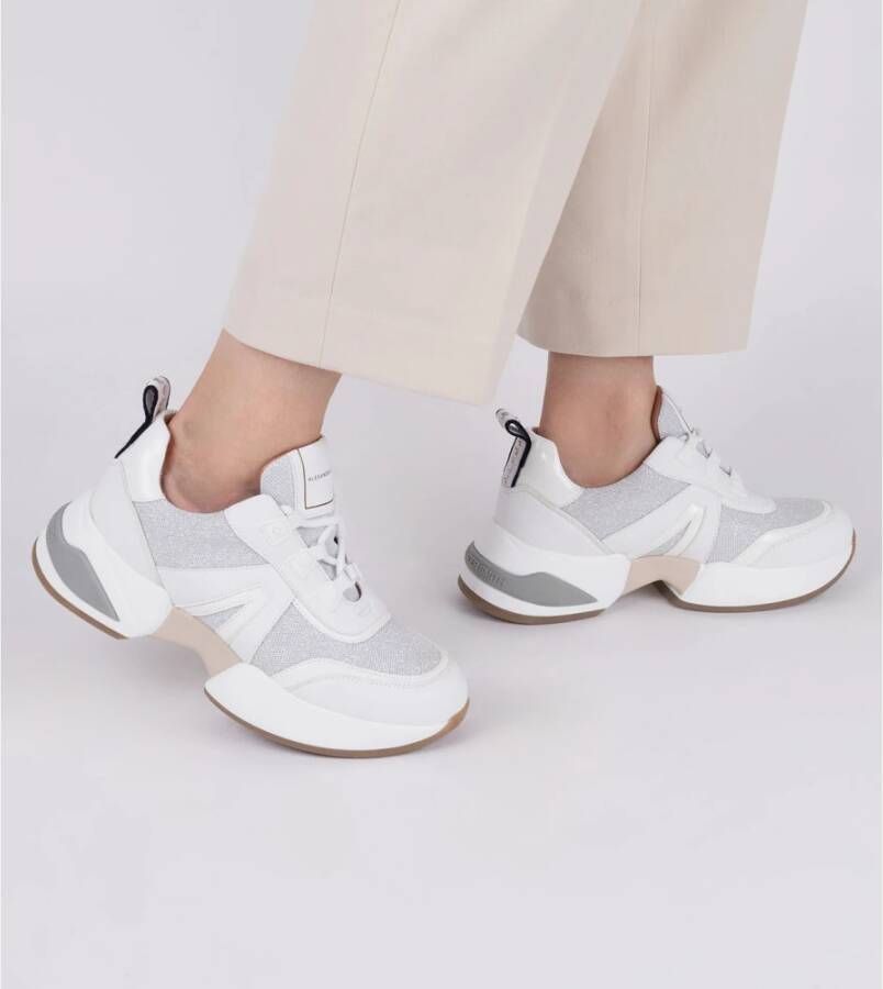 Alexander Smith Moderne Marmer Vrouw Sneaker Wit White Dames