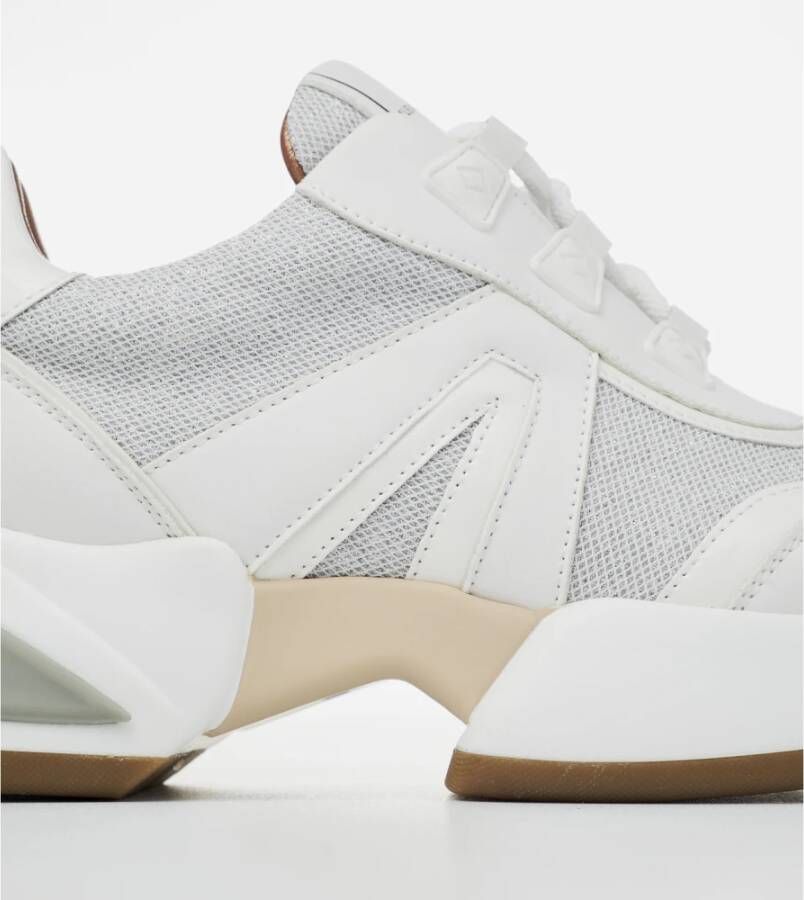 Alexander Smith Moderne Marmer Vrouw Sneaker Wit White Dames