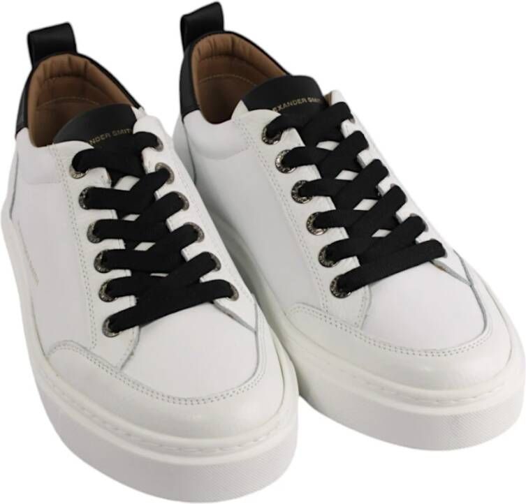 Alexander Smith Monochrome Sneakers voor Mannen en Vrouwen White Heren