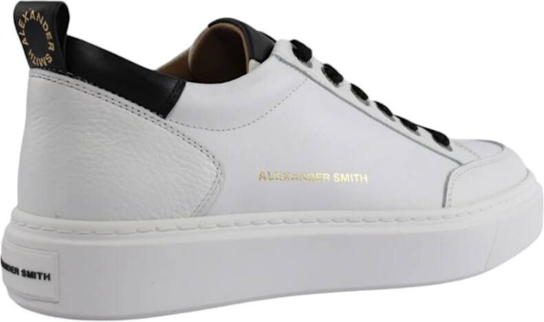 Alexander Smith Monochrome Sneakers voor Mannen en Vrouwen White Heren