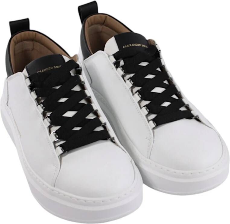 Alexander Smith Monochrome Sneakers White Heren