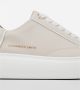 Santoni Suede Innova Sneakers met Memory Sole Blue Heren - Thumbnail 4