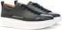 Alexander Smith Platform Sneakers Leren Zool Italië Blue Heren - Thumbnail 2