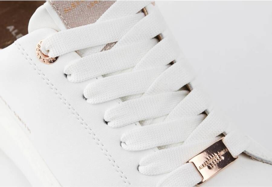 Alexander Smith Londen Vrouw Wit Koper Sneakers White Dames