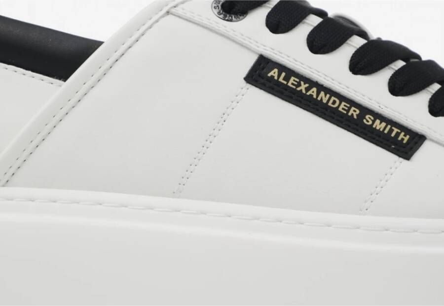 Alexander Smith Eco Wembley Wit Zwart Sneakers White Heren