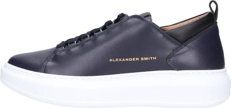 Alexander Smith Sneakers Blauw Blue Heren