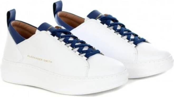 Alexander Smith Sneakers con logo Wit Heren