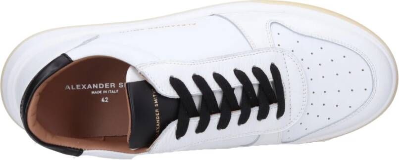 Alexander Smith Sneakers Wit White Heren