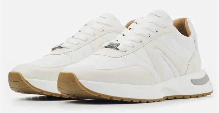 Alexander Smith Sportieve Witte Runner Sneakers White Heren