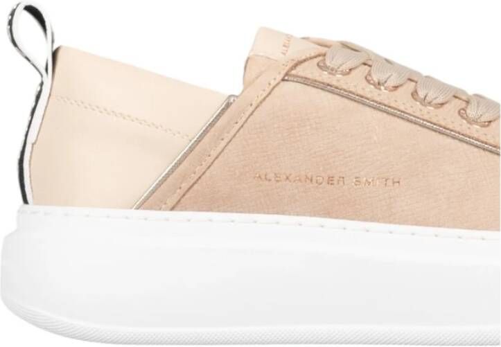 Alexander Smith Stijlvolle Sneakers voor Mannen en Vrouwen Beige Dames