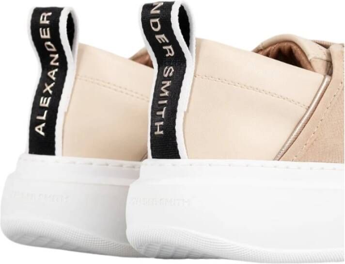 Alexander Smith Stijlvolle Sneakers voor Mannen en Vrouwen Beige Dames