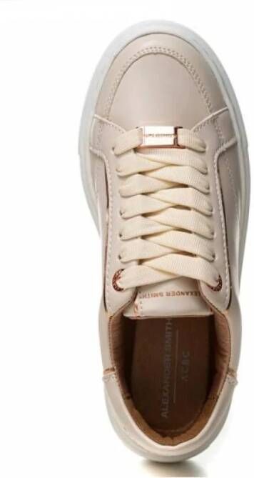 Alexander Smith Stijlvolle Sneakers voor Mannen en Vrouwen Beige Dames