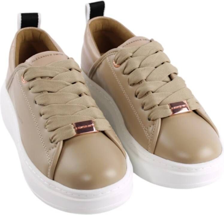 Alexander Smith Stijlvolle Wembley Sneakers Brown Dames